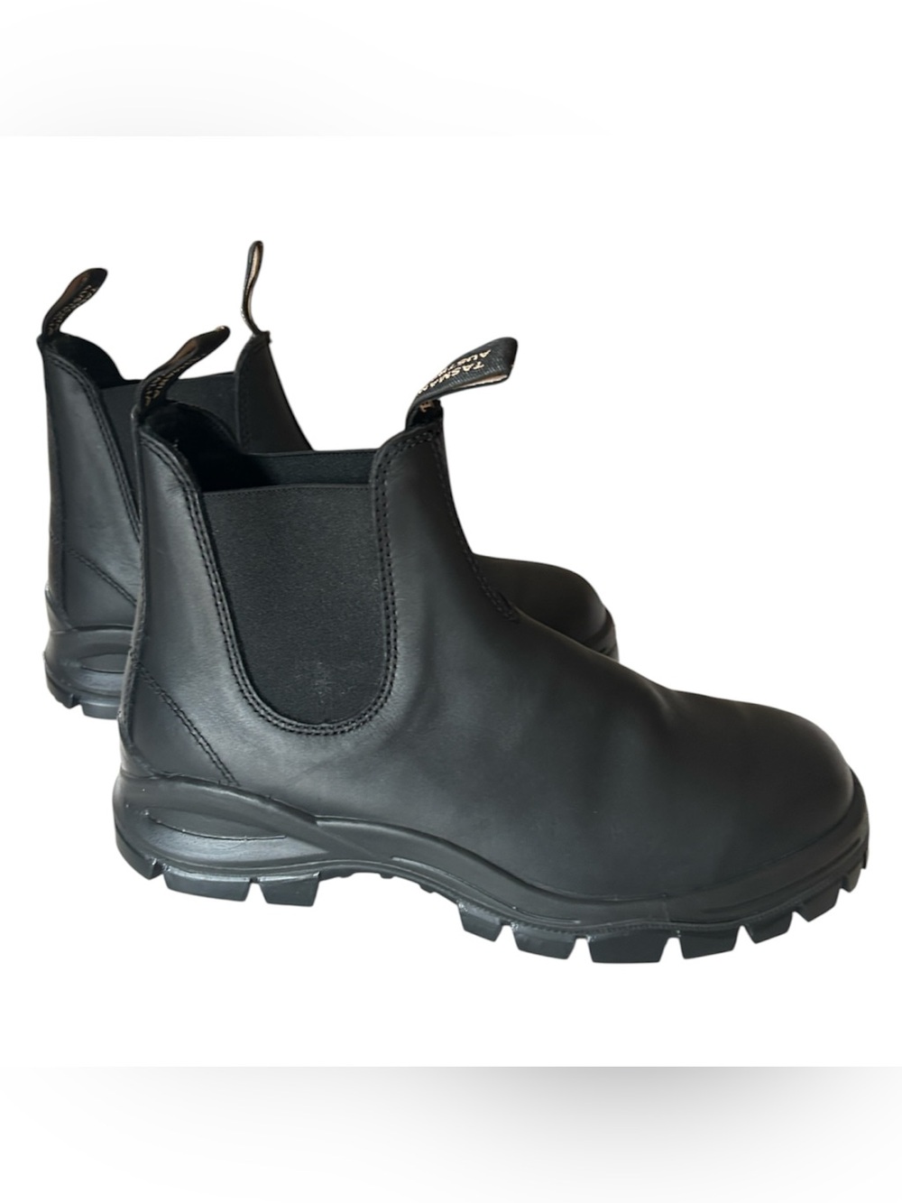 BLUNDSTONE Men’s Work Boot, Black Size 9, Sample pair, NWOT